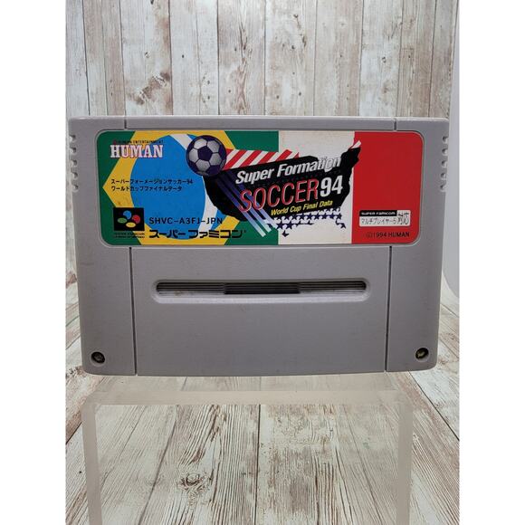 Super Formation Soccer 94 World Cup Final Data Super Famicom +Box CIB US Seller - Picture 5 of 7